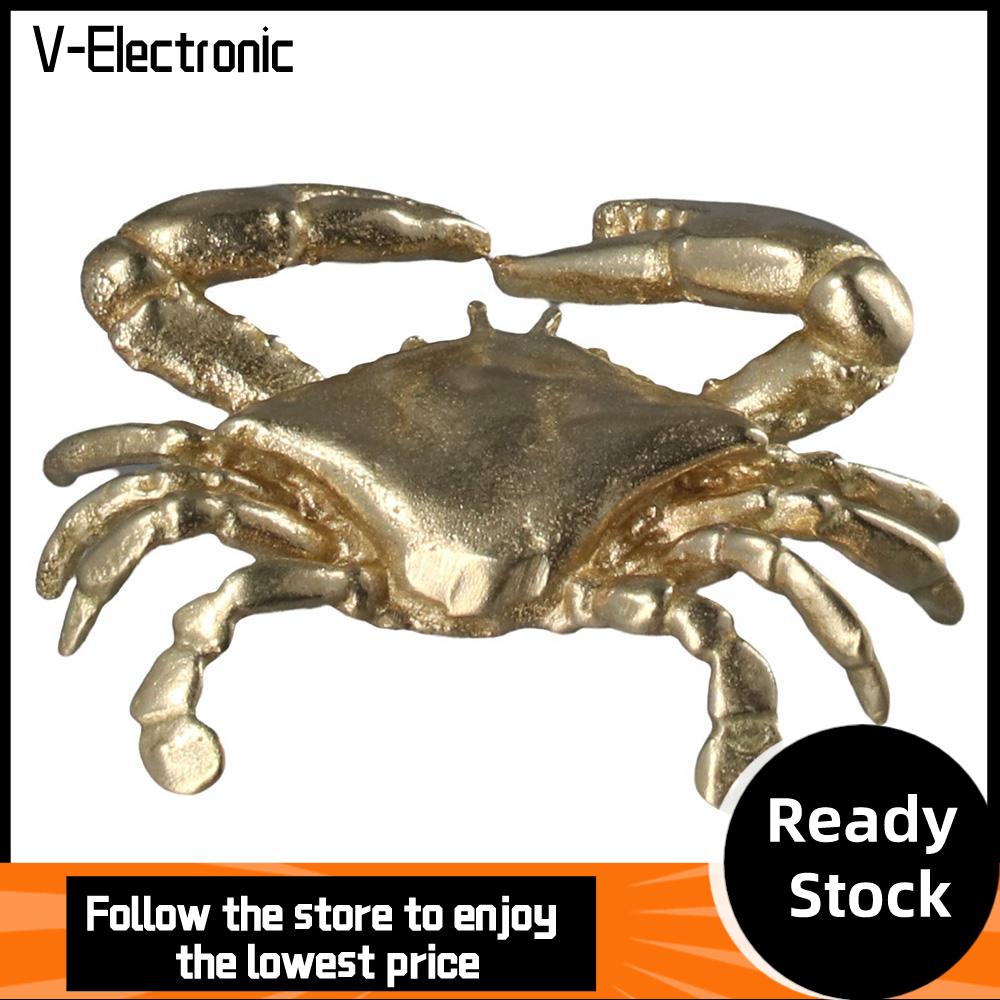 V-ELECTRONIC Cua Tượng cua nhỏ Đồng thau Vàng Tượng cua Tượng cua Vàng Nhà