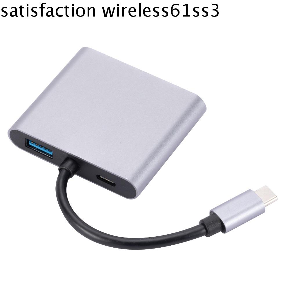 SATISF Bộ chia USB C Dock Type-C sang Dual HDMI Trạm nối 2 in 1/4 in 1 Bộ mở rộng USB 4 trong 1 Đơn 
