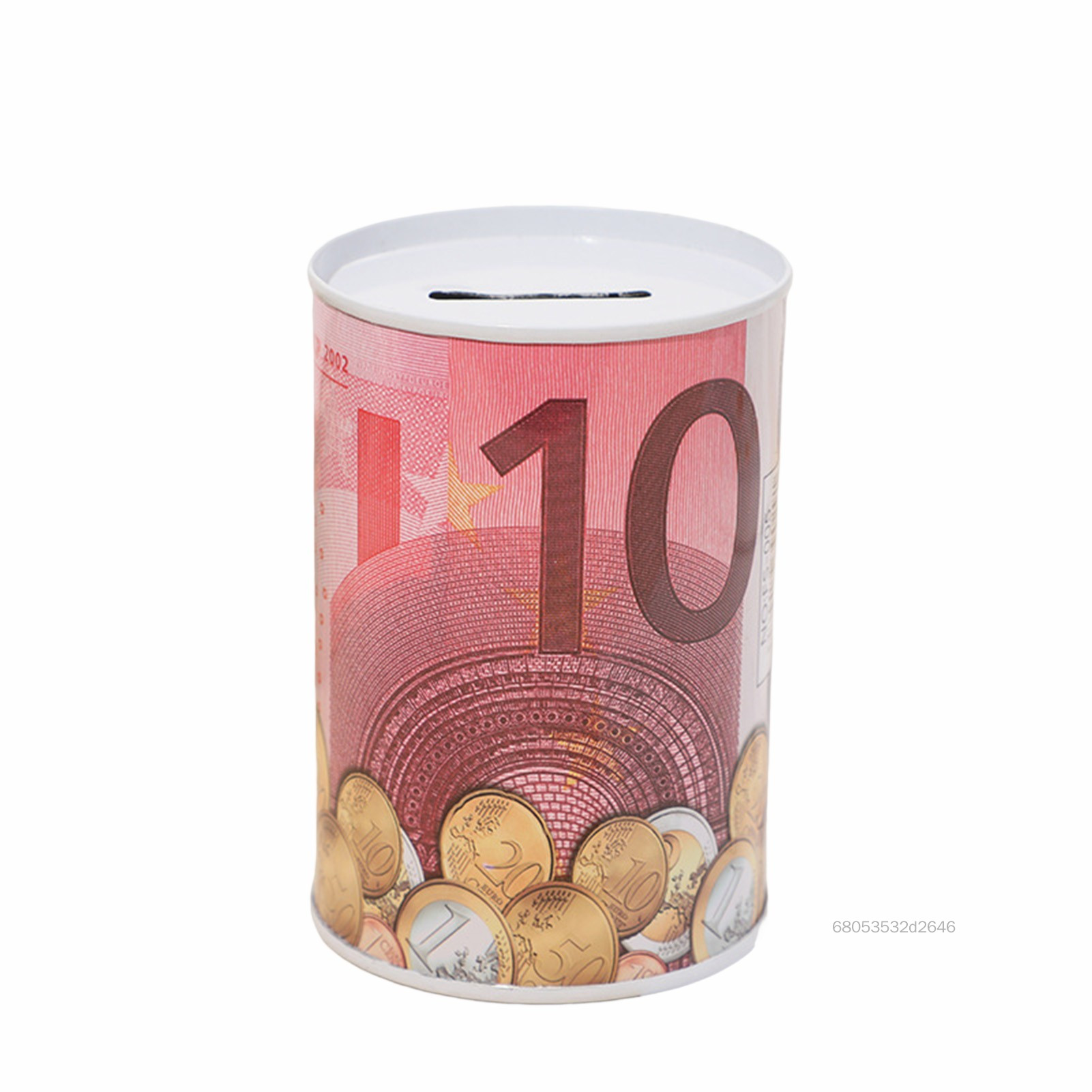 Euro Dollar Money Box Safe Cylinder Piggy Bank Banks For Coins Deposit Boxes MG-SG