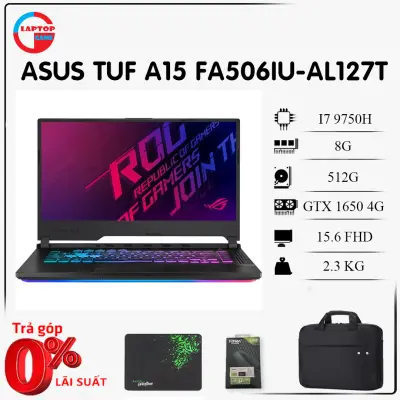 Laptop Asus Gaming ROG Strix G531GT (i7 9750H, 8G, 512G, GTX1650 4GB, 15.6IN 120GHZ)