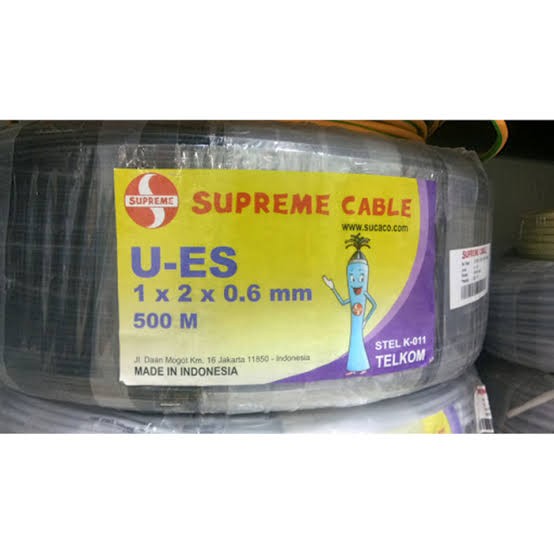 KABEL TELEPON U-ES/DW SUPREME 1X2X0.6-Shelishop13 Giá 1,910,000 Đồng*Miễn phí vận chuyển