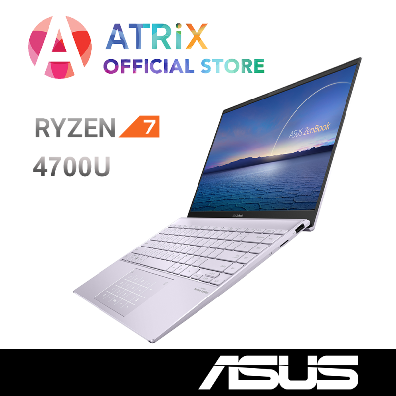 【Same Day Delivery】2020 ASUS Zenbook 14 UM425IA-AM092T〖Office 2019〗Ryzen 7 4700U | 1TB SSD | 14inch FHD IPS | 67Wh Battery | 1.19kg | WIFI 6 | Win10 Home | 2Yrs ASUS Warranty
