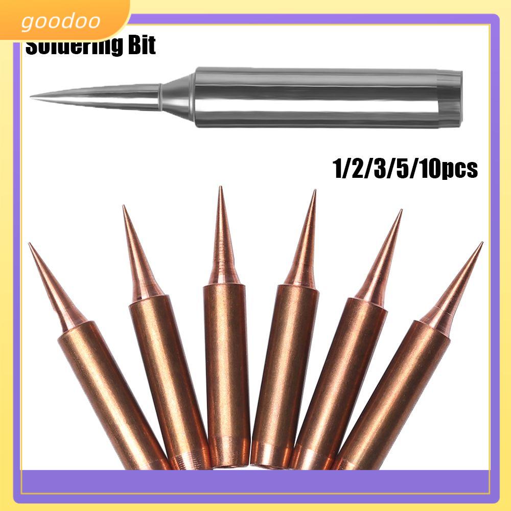 GOODOO 1/2/3/5/10pcs 900M-TI Trạm hàn Bit cho hàn Mẹo sắt hàn Mẹo cho 936 Điện có thể thay thế Dụng cụ hàn đầu
