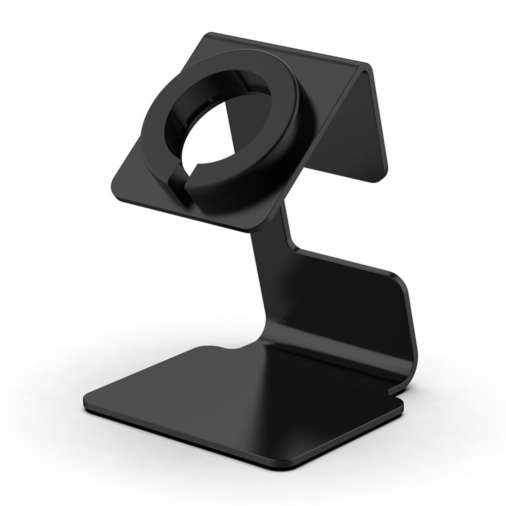 Phí Đứng khung bọc đồng hồ Nhôm đồng hồ hợp kim đế sạc Hỗ Trợ Silicone Thẻ Cuộn Dây Trọng Lượng Nhẹ thảm chống trượt Cho Apple Watch Dòng