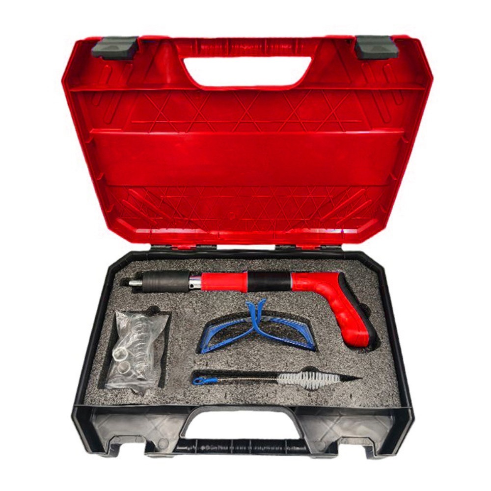 ปืนยิงตะปูคอนกรีต ระบบสปริงแรงดันสูง เครื่องยิงตะปูผนัง ไม้ เหล็ก ราคา 349 บาท*ส่งฟรี