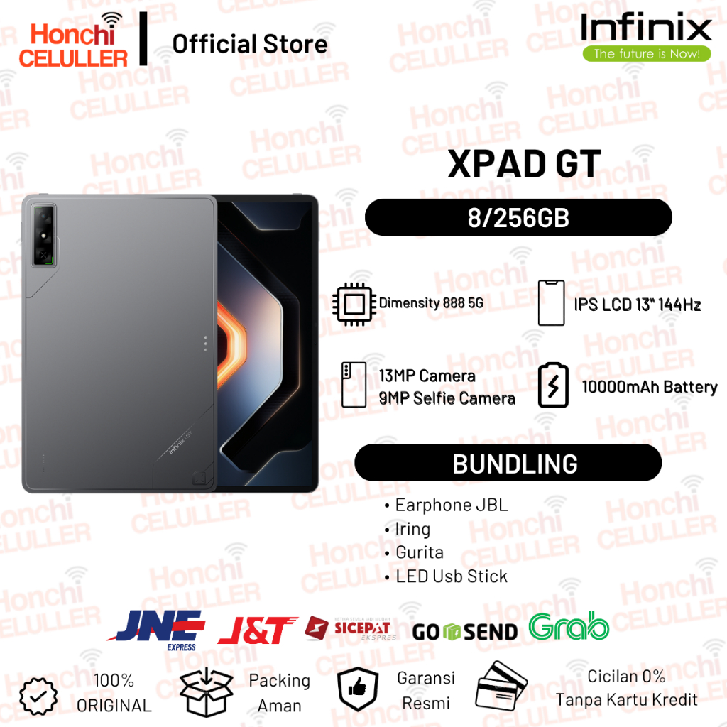 Infinix XPAD GT 8/256GB - Qualcomm Snapdragon 888 - 13" 144Hz - 10000 mAh - 8 Speakers with 3D Sound System - Wifi Only Giá 6,499,000 Đồng*Miễn phí vận chuyển