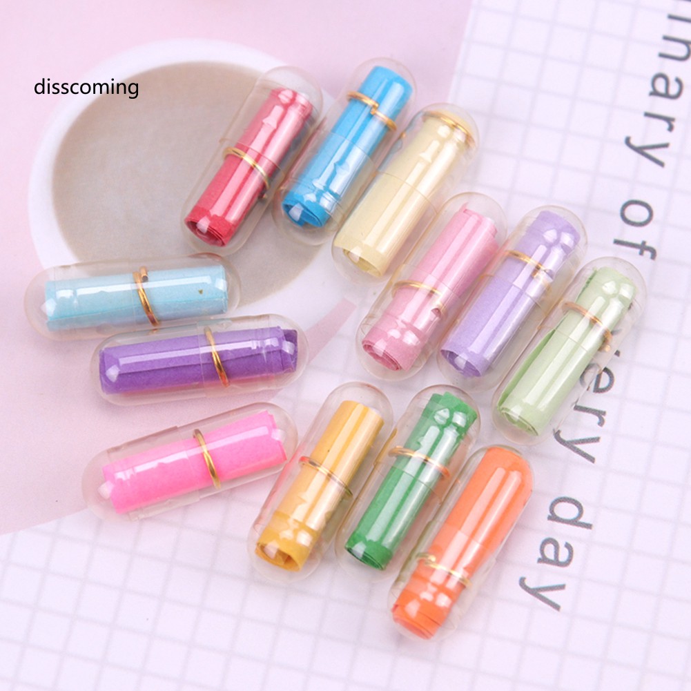 50 bottles of transparent paper wish cute pill pictures ราคา 34 บาท*ส่งฟรี