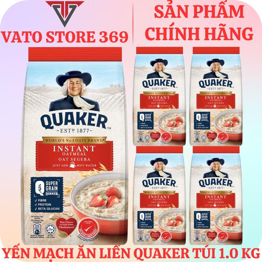 Yến mạch ăn liền QUAKER bịch 1kg