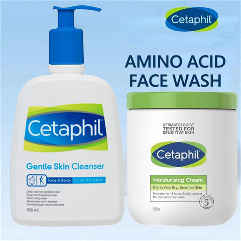 Cetaphil Baby Wash & Shampoo For Hair & Body Delicate Skin With Calendula Daily Lotion 400ml/Gentle Skin Cleanser/Cream