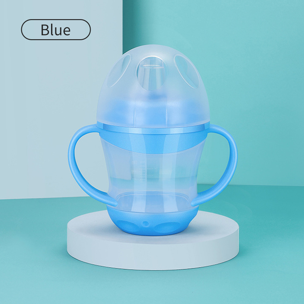 Mumystation 160ml Baby Water Bottle Learning Cup With Handle Baby Training Cup Learn to Drink Cup Soft Spout