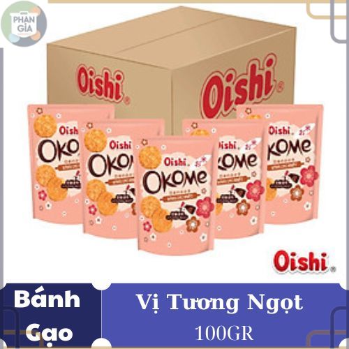 PG- CB 5 GÓI BÁNH GẠO OKOME OISHI TƯƠNG NGỌT GÓI 100GR - 53289