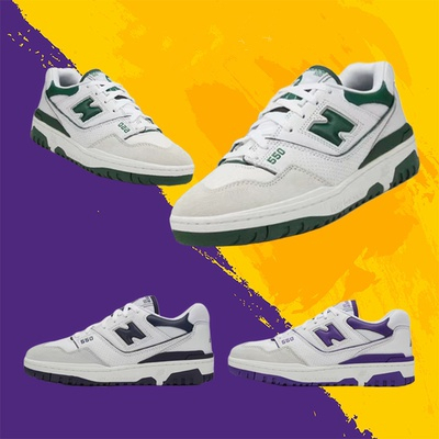 Giày Thể Thao New Balance 550 White Green Trắng Xanh, NB550 Cho Nam Và Nữ Phong Cách Năng Động Cleve