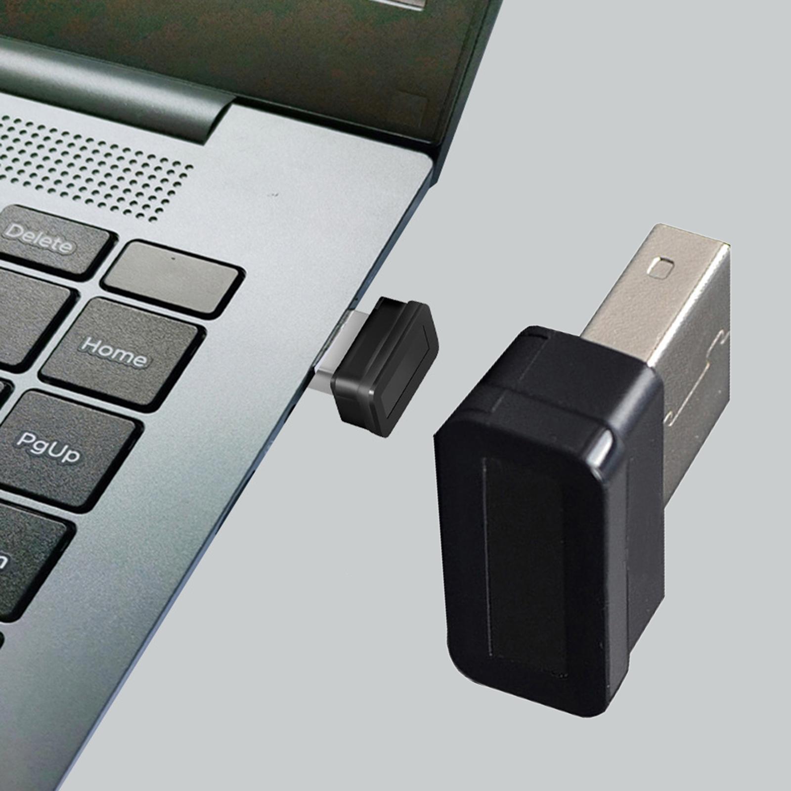 Baoblaze Đầu đọc dấu vân tay USB Máy quét sinh trắc học Chống giả mạo cho Windows 10 xin chào