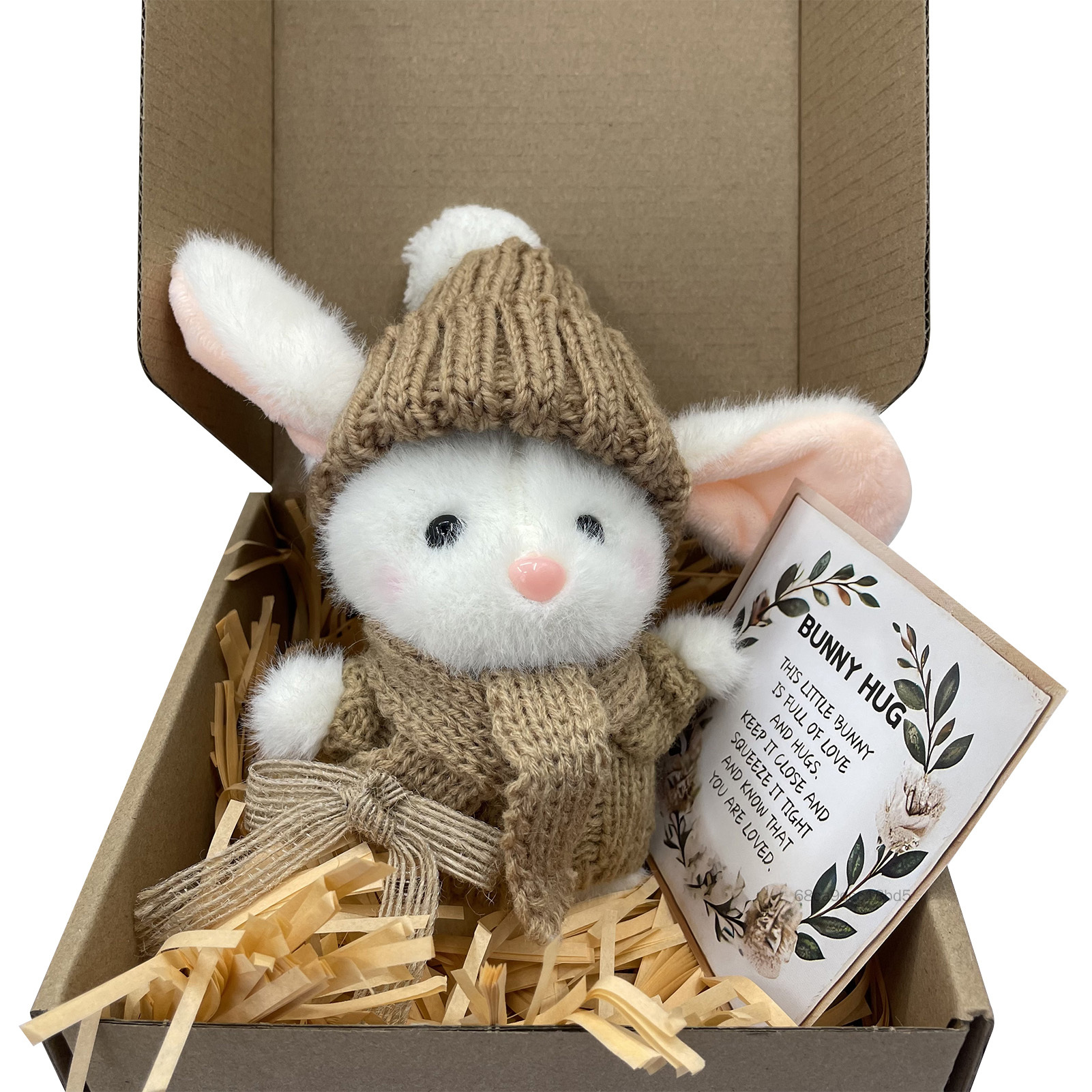 Thợ rồng sang trọng với quần áo dệt kim Mini Rabbit tích cực Động vật sang trọng Món quà Phục sinh cho bé trai và bé gái TF-Mel-VN
