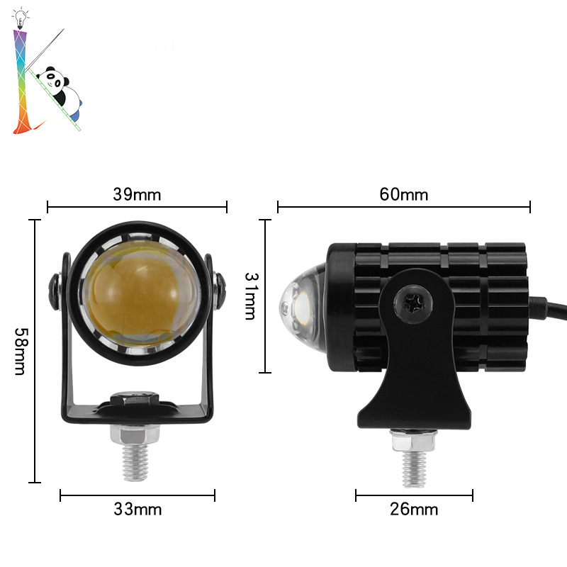 huangjiawei2 Motorcycle laser cannon illumination, front spotlights, motorcycle external headlights Bulbs, LEDs & HIDs