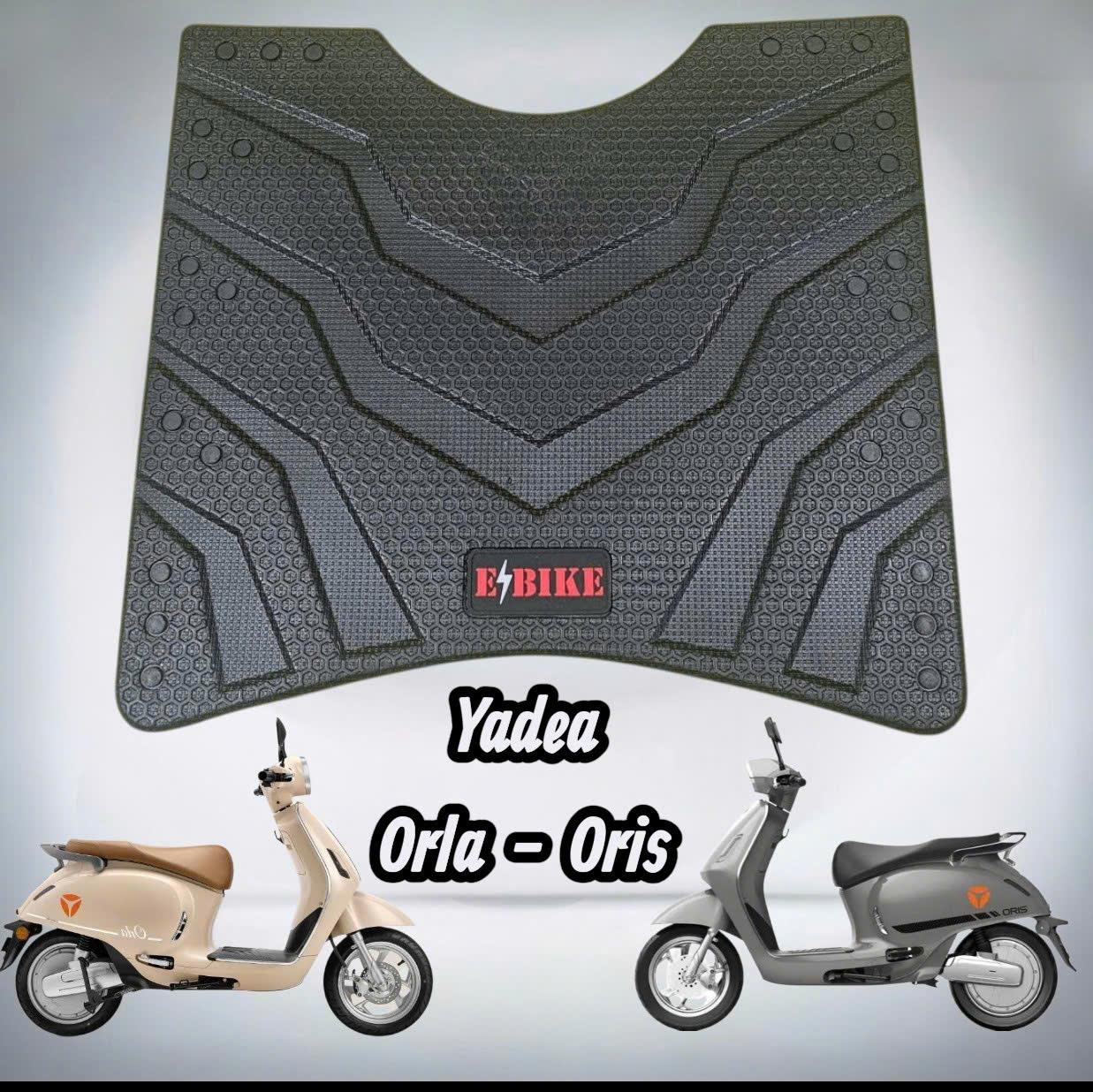 Thảm Lót Chân Xe Điện Yadea Orla và Yadea Oris Cao Su Cao Cấp Chống Trơn Trượt, Dày, Chống Thấm Nước (MS10)