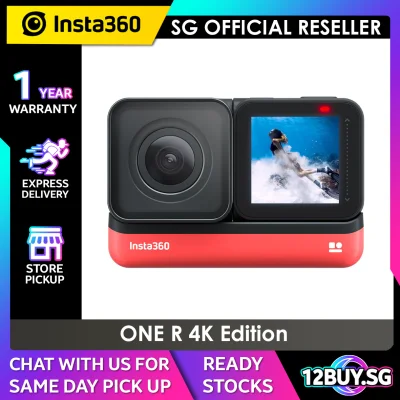 Insta360 ONE R 4K Edition 360 Camera With Wide Angle 4K MOD 12BUY.SG