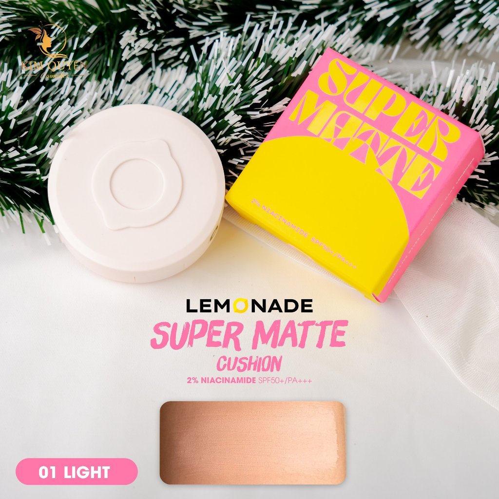 Phấn nước siêu kiềm dầu Lemonade Supermatte Cushion 15g