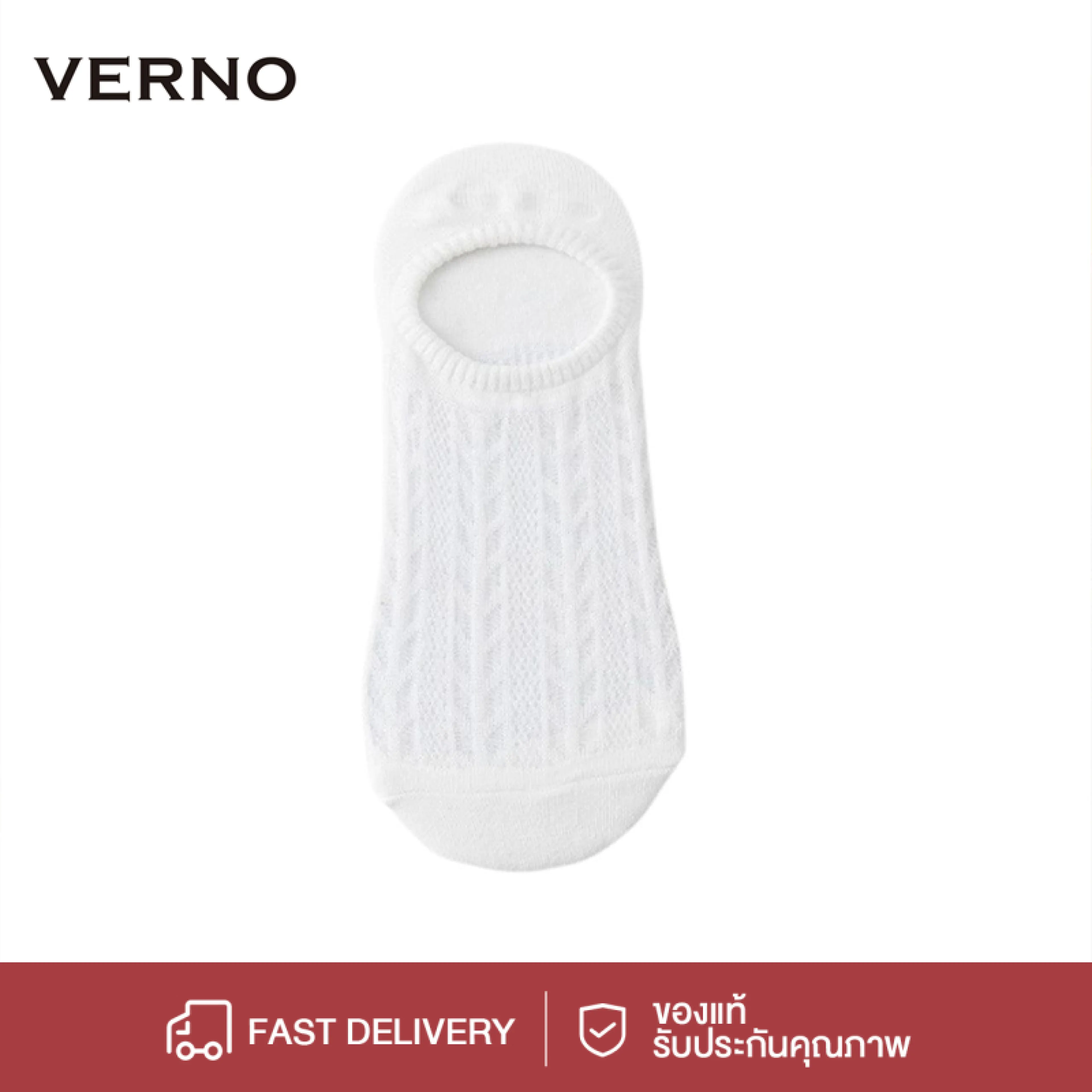 VERNO 1/6คู่ ถุงเท้า ถุงเท้าข้อสั้น ถุงเท้าข้อกลาง ถุงเท้าแฟชั่น ถุงเท้าผู้หญิง กดเลือกสีที่ตัวเลือกสินค้า