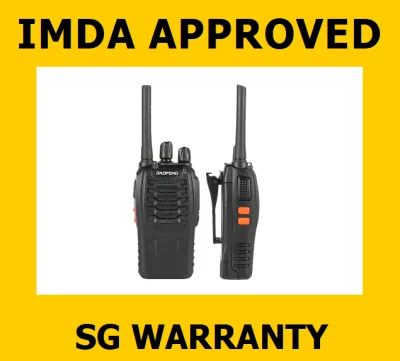 Walkie Talkie Baofeng BF-88E for Singapore (License Free, IMDA Approved) - 6 Months Warranty (2 Pcs)