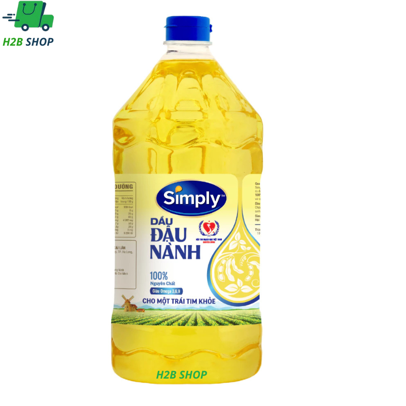 Dầu ăn đậu nành Simply Can 2 lít