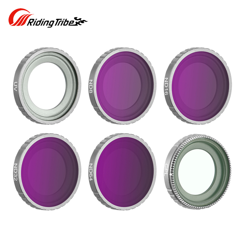 Riding Tribe ND/CPL/UV Lens Filter With Multi-Layer Coatings Compatible For GO2 / GO3 Action Camera Lens Accessories
