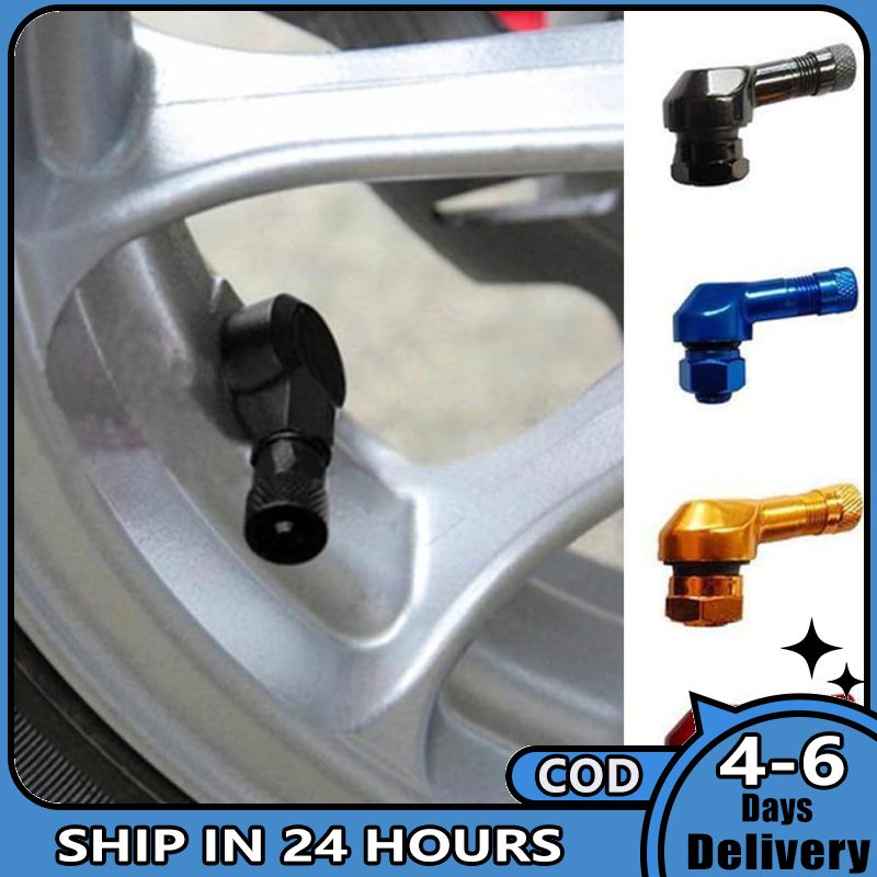 2 cái van lốp xe máy nhôm CNC hợp kim 90 độ góc NCY Leak-proof twpo van bộ phận sửa đổi