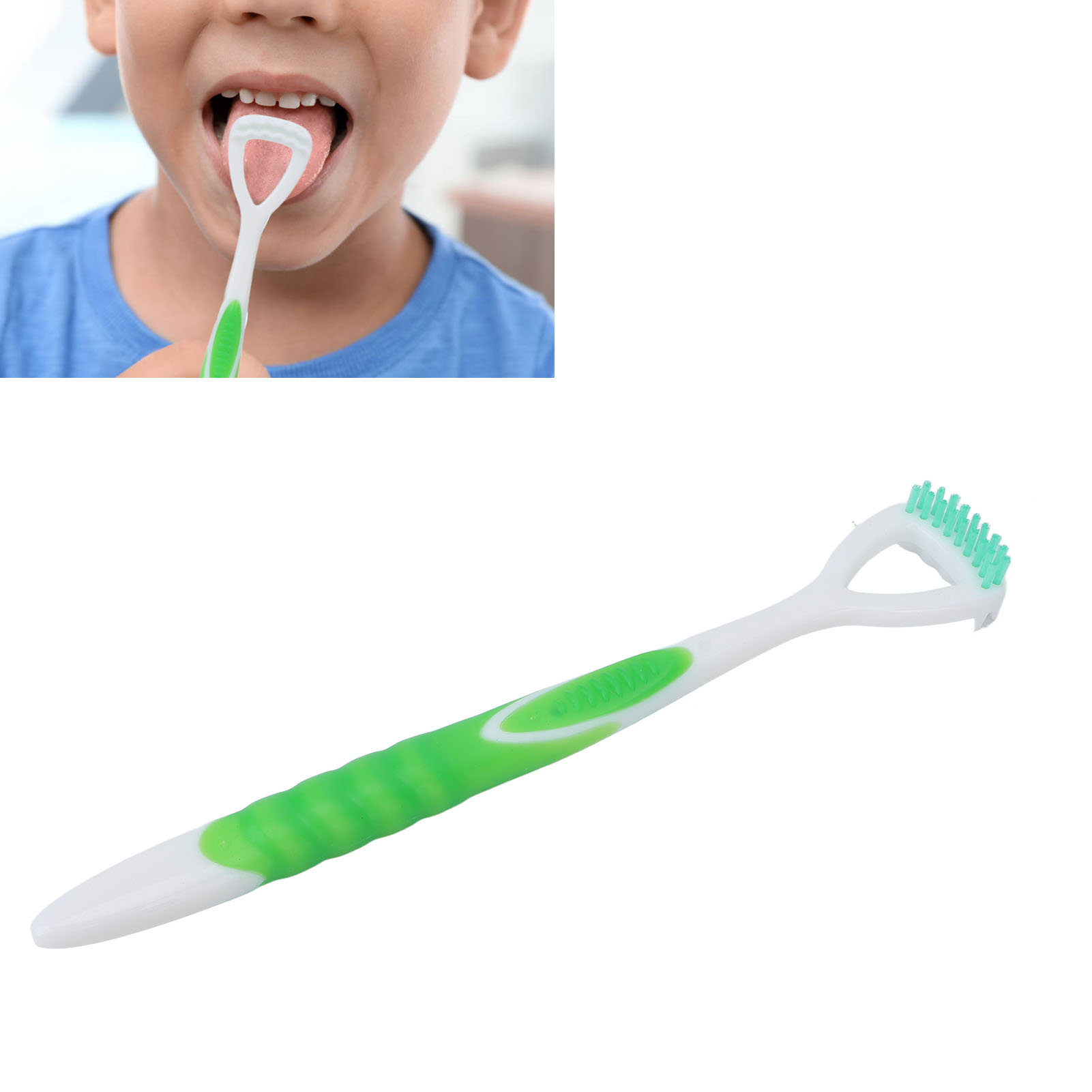 Bàn chải lưỡi Thiết kế tiện dụng Dụng cụ làm sạch Dụng cụ cạo lưỡi cho người lớn