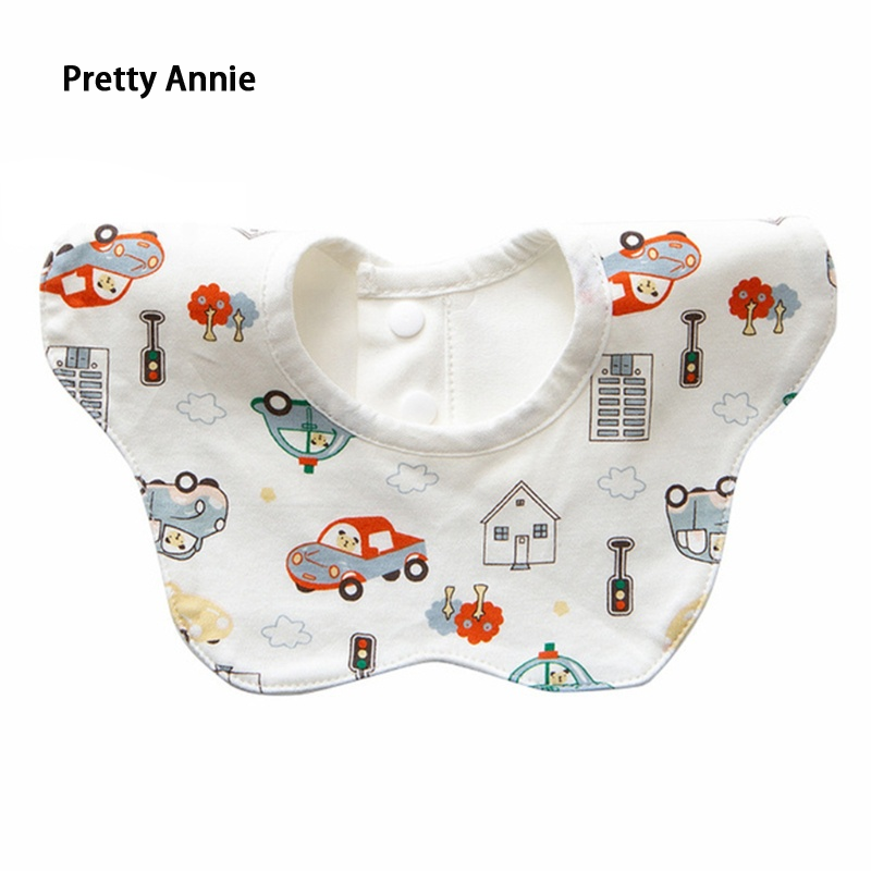 FAWEILIN FAWEILIN Waterproof circular napkins that can rotate 360 degrees and print cute cartoon patterns for babies ราคา 31 บาท*ส่งฟรี