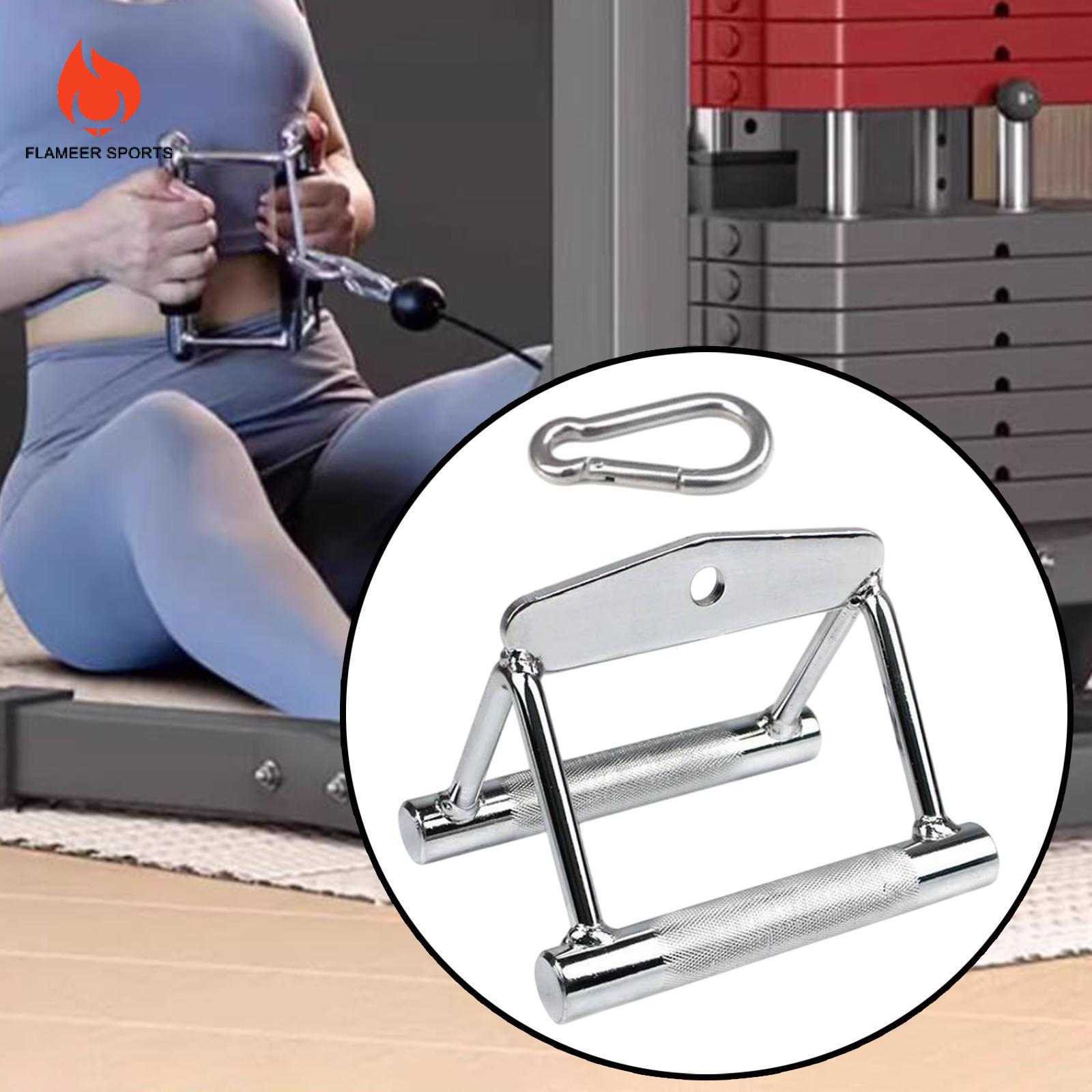 Flameer đôi D Cáp điều khiển tập tin đính kèm Báo Chí xuống thanh ngồi hàng xử lý với Carabiner để làm việc ra thể hình nâng tạ