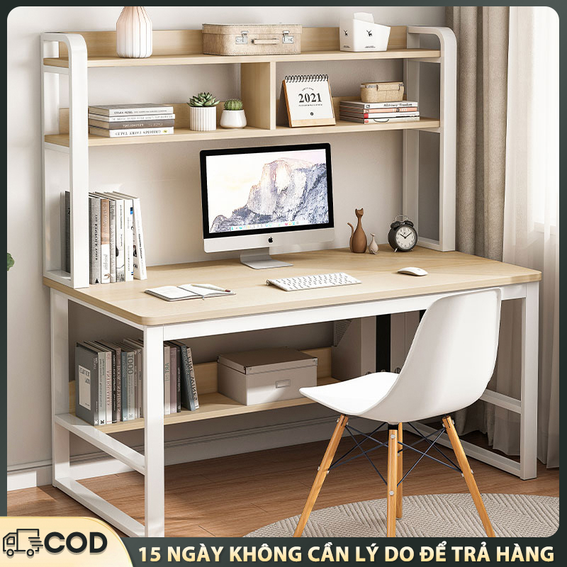 Bàn làm việc Nội Thất Tiết Kiệm Quốc Dân dùng mọi ko gian làm bàn học để máy tính theo thiết kế ikea