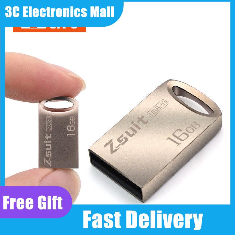 8G 16G 32G 64G Flash Drive Storage Mini Memory Stick Metal USB 2.0 U-Disk