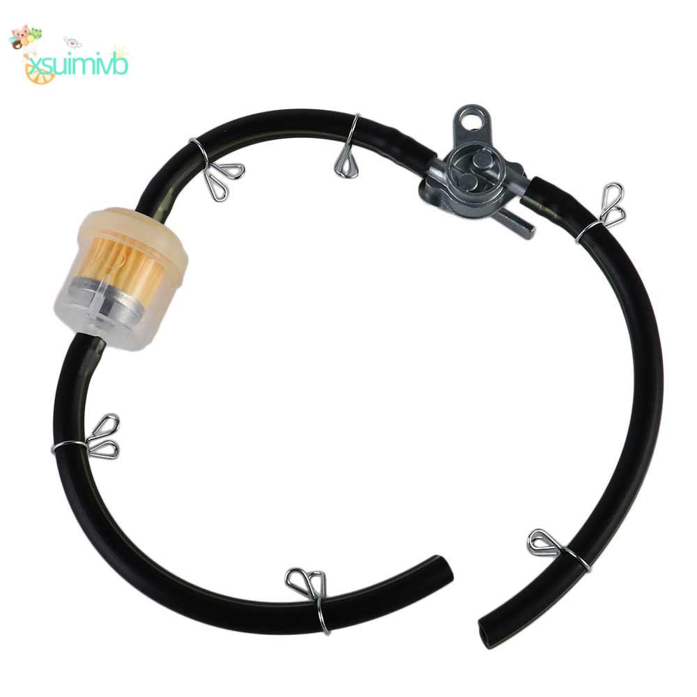 XSUIMI Phụ kiện xe máy Xe tay ga Bộ Lọc nhiên liệu Dành cho máy phát điện Động cơ xăng ATV Vòi xăng Công tắc Xăng Đường nhiên liệu Vòi nhiên liệu