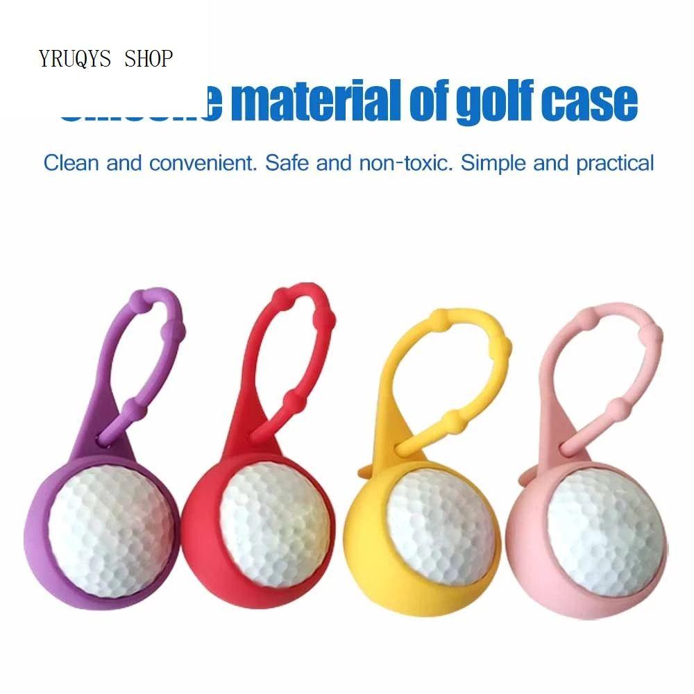 YRUQYS for Golfer Golfing Accessories Keyring Silicone Storage Bag Waist