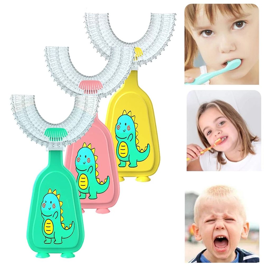 Kj57k Trẻ Mới Biết Đi Cầm Tay Bé Trẻ Em Mềm Lông chăm sóc răng miệng làm