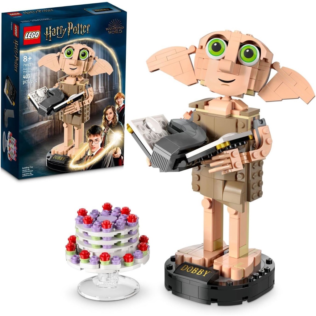 LEGO Harry Potter Dobby The House-Elf 76421 Building Toy Set for 8 Year Old Boys Girls and Kids Auth