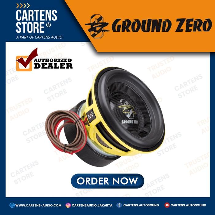 PROMO SUBWOOFER GROUND ZERO GZPW 12SPL EXTREME BY CARTENS-STORE.COM - LIONEL STORE Harga 58,120,000 rupiah*Gratis Ongkir