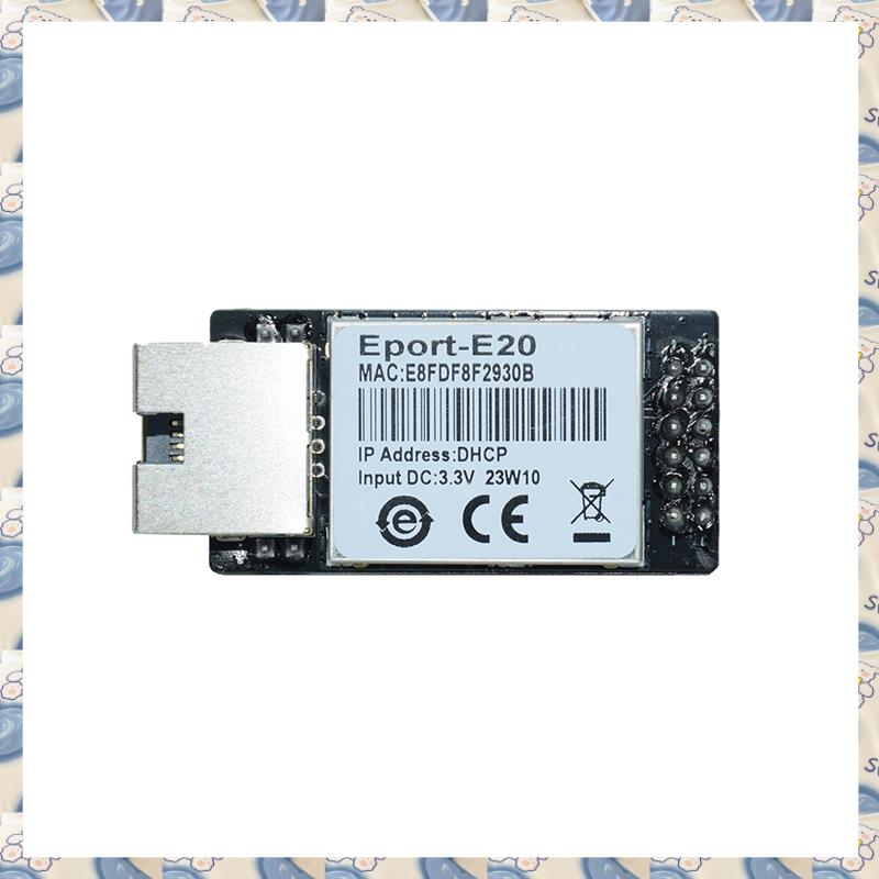 Eport-E20 Network Server Port 3.3v Serial to Ethernet Embedded Module IOT Device Support DHCP IP Tel