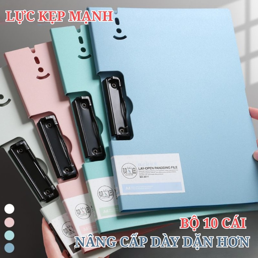 File Kẹp Tài Liệu A4 Chuyên Nghiệp - Bìa Trình Ký Đôi Nhựa Cao Cấp Giúp Sắp Xếp Hồ Sơ Gọn Gàng