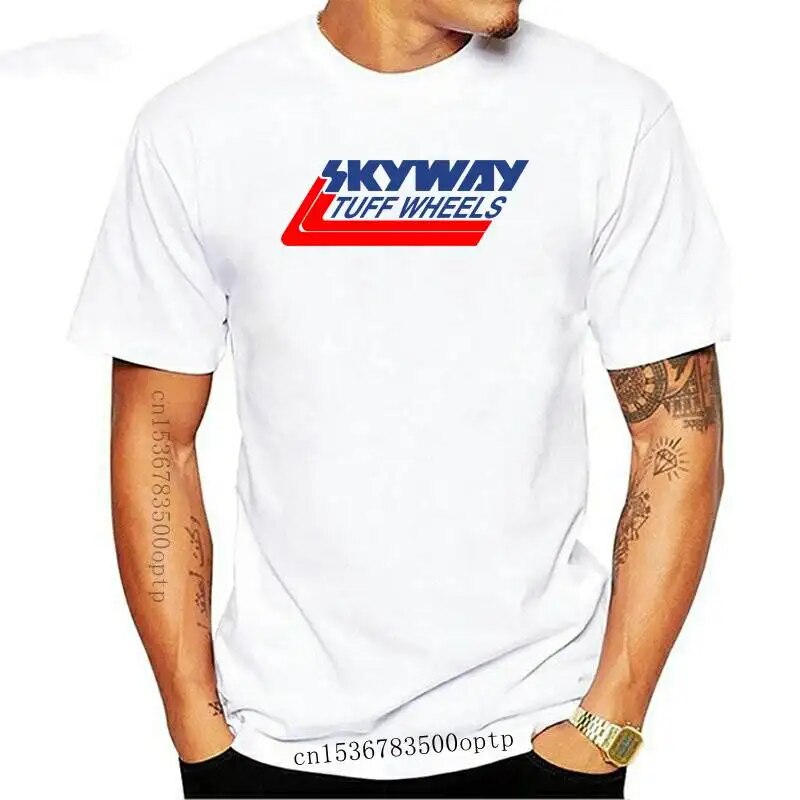 New Skyway Tuff Wheels Retro BMX T-Shirt Short-sleeved TEE Shirt