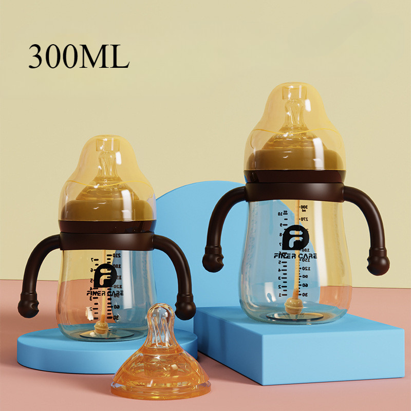 BERMA BABY ขวดนมคอกว้าง PPSU กันโคลิค กันสำลัก ปากกว้าง BPA Free มีหูจับ เด็ก 1 3 ปี