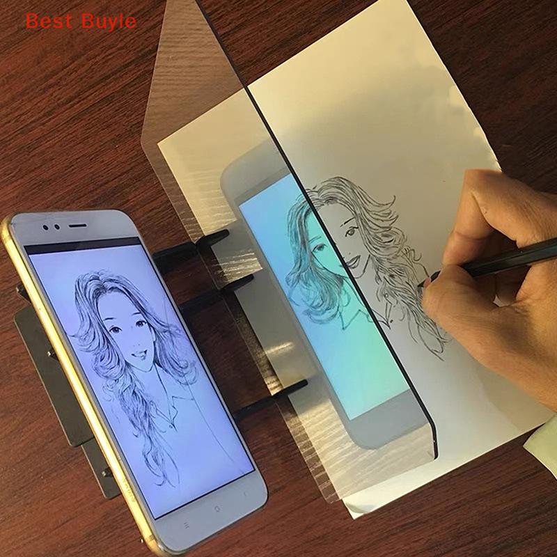 💖Best Buyle Phác thảo gương phản chiếu mờ Khung bảng vẽ quang học chiếu vẽ bảng sao chép máy chiếu vẽ tranh bảng vẽ phác thảo