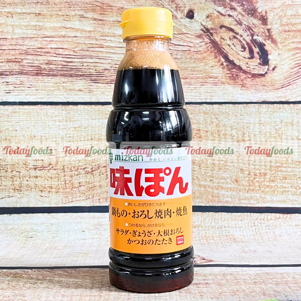 Nước Tương Ponzu Mizkan AJIPON (Nhật Bản) 360ML - Chấm thịt nướng há cảo gyoza trộn salad