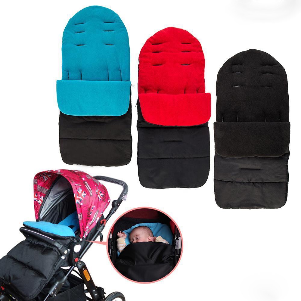 Baby Stroller Sleeping Bag Autumn and Winter Windproof Warm Foot Cover Baby Umbrella Car Foot Cover Children's Cotton Cushion Universal Thickening ราคา 164 บาท*ส่งฟรี