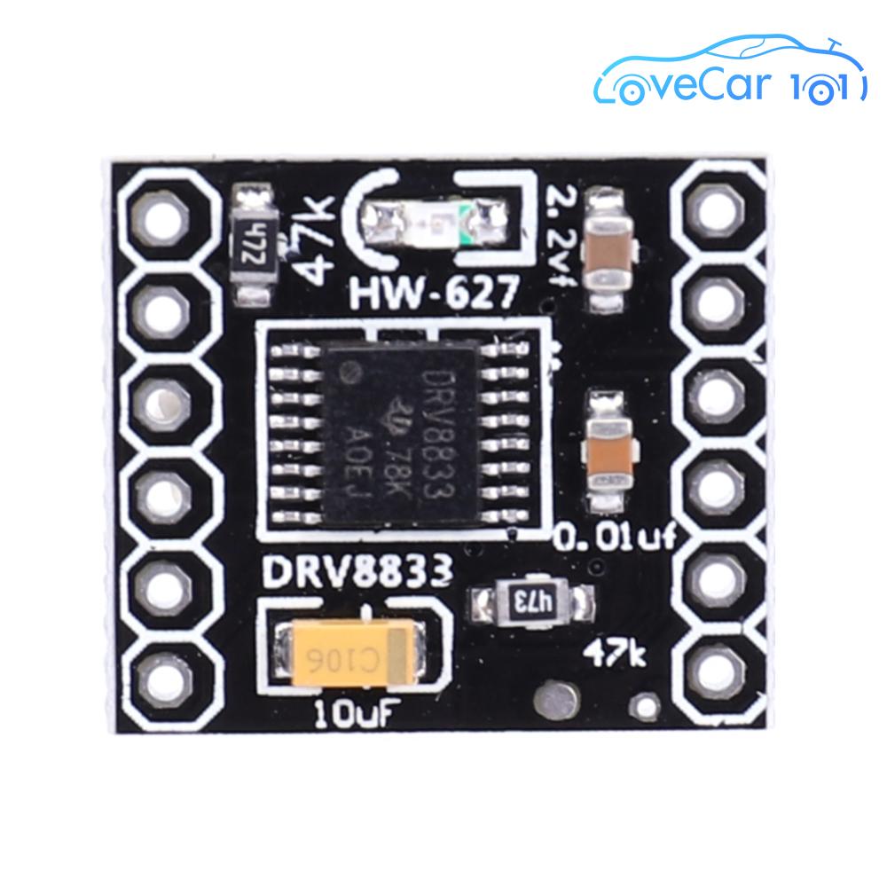 DRV8833 Motor Drive Module 2pcs 6 Pin DC Gear Motor Driver 1.5A Single H Bridge Silent Stepper Motor Driver for Arduino ราคา 30 บาท*ส่งฟรี