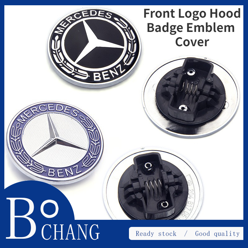 Mercedes Benz phía trước Logo Mui xe huy hiệu biểu tượng thay thế cho Mercedes-Benz abcers-class GLC GLK CLA CLS C-Class E-Class S-Class w204 logo xe hơi