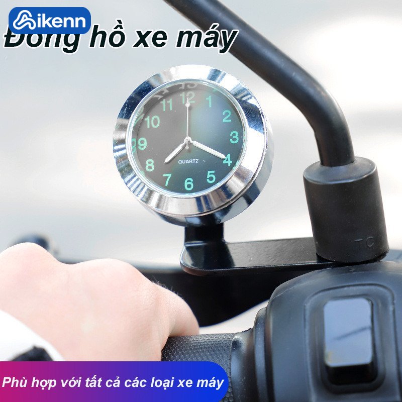 Aikenn Đồng hồ gắn xe máy dạ quang đồng hồ xe điện lắp nhanh chống nước màn hình rõ Vinfast Feliz Evo