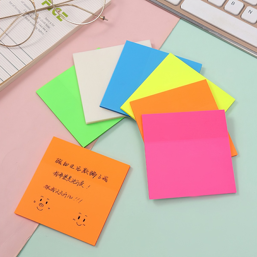 Giấy note trong suốt kích thước 7.5x7.5cm -Lumbley