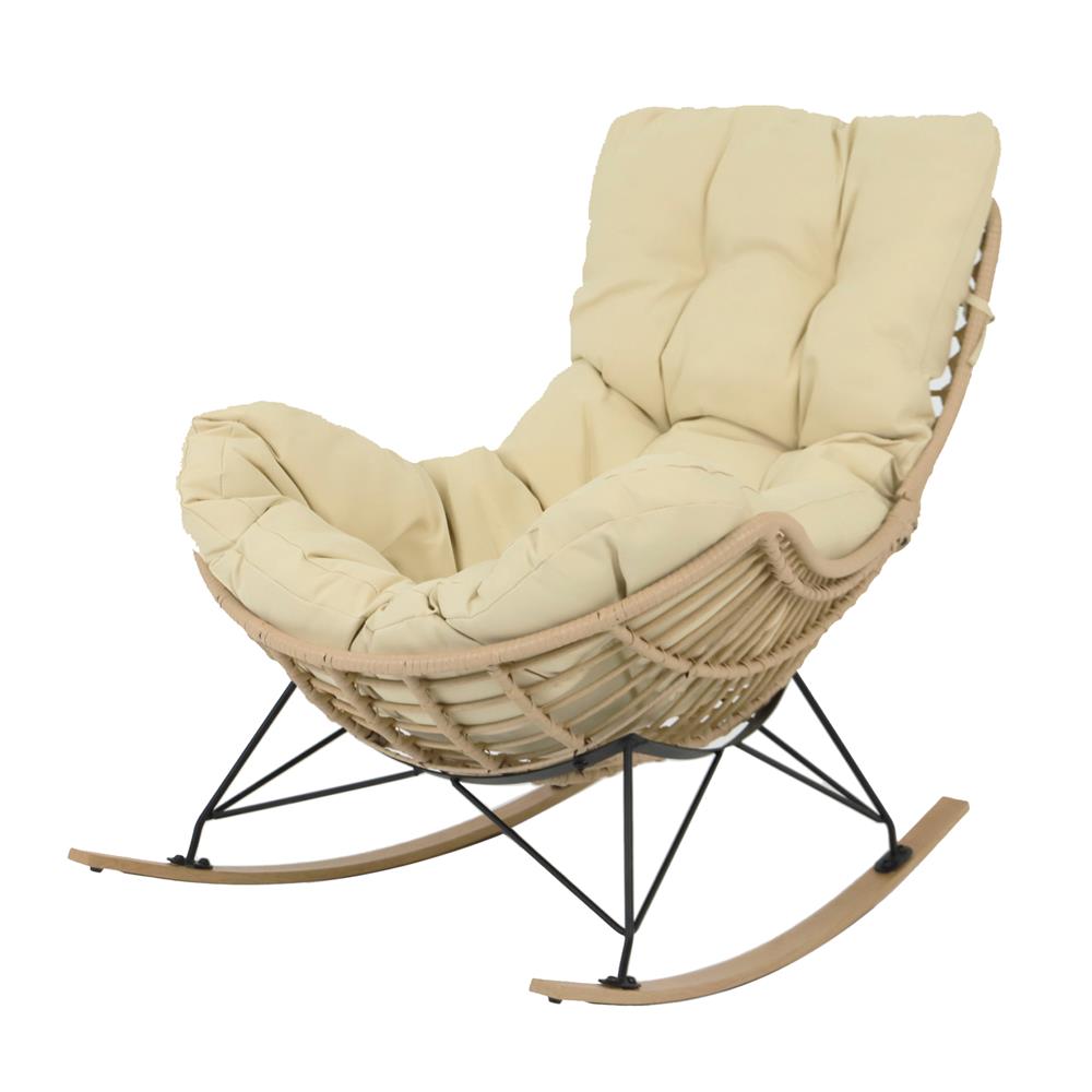 HomePro เก้าอี้พักผ่อน ROCKING SERENE สีครีม แบรนด์ SPRING ราคา 5,790 บาท*ส่งฟรี