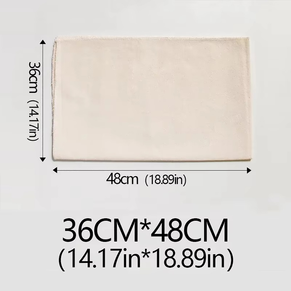 BESTOURO 1Pcs Dough Bakers Pans Linen Fermented Cloth Proofing Baking Baguettes Loaf Cloth Durable Couche Pastry Kitchen Tool French Bread